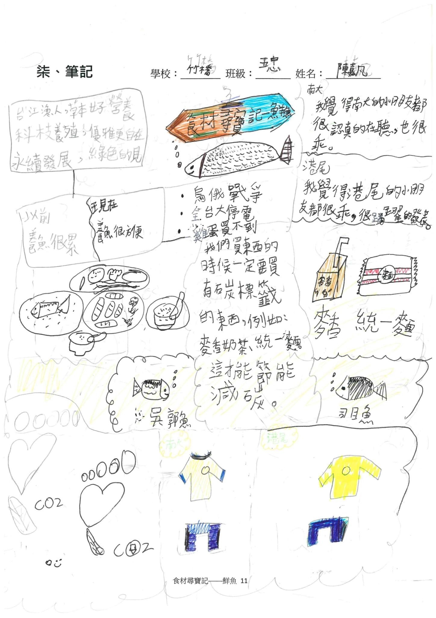鮮魚篇學習成果 竹橋